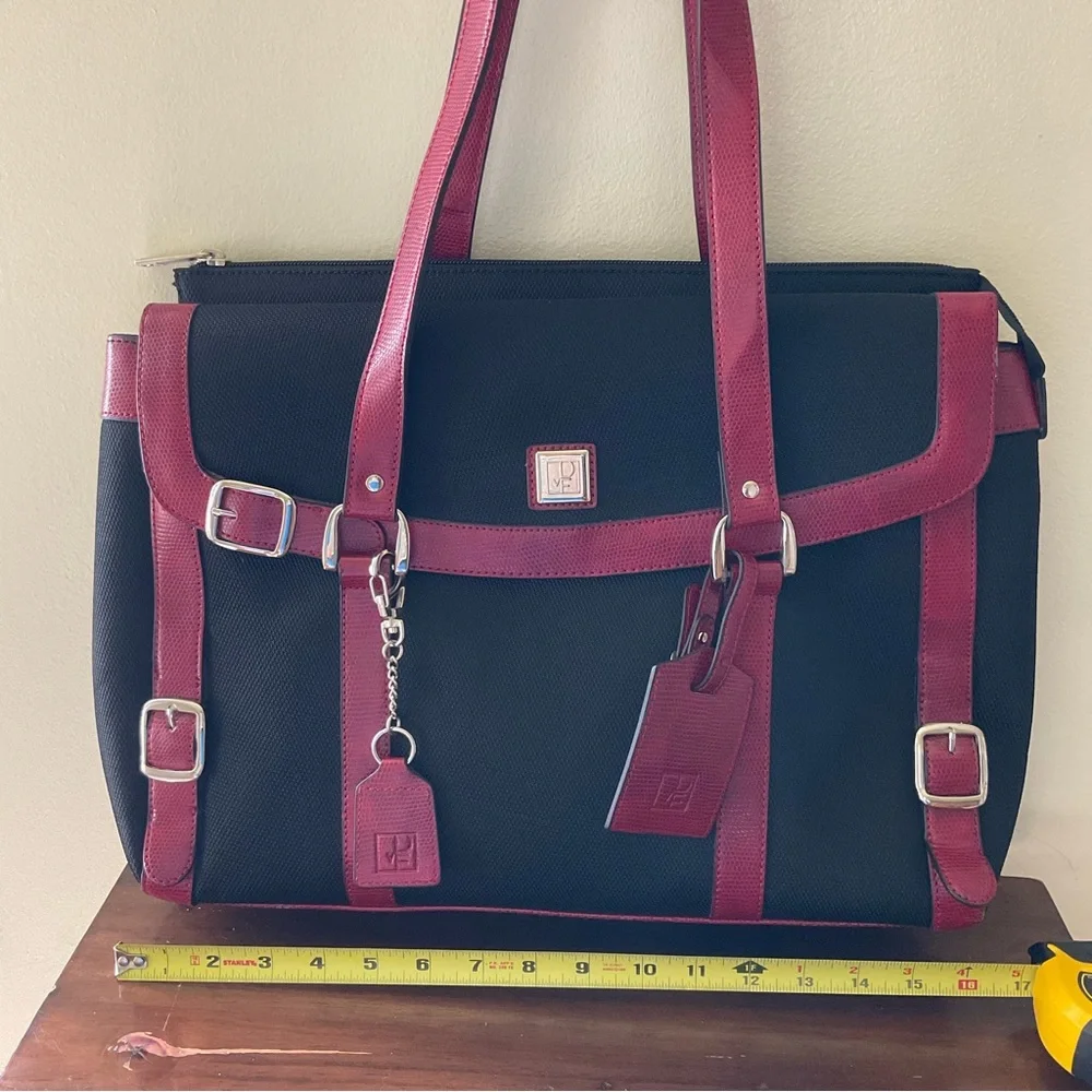 Diane Von Furstenberg Cloth Satchel-Laptop Travel Bag